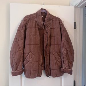 Free People Dolman Quilted Knit Jacket